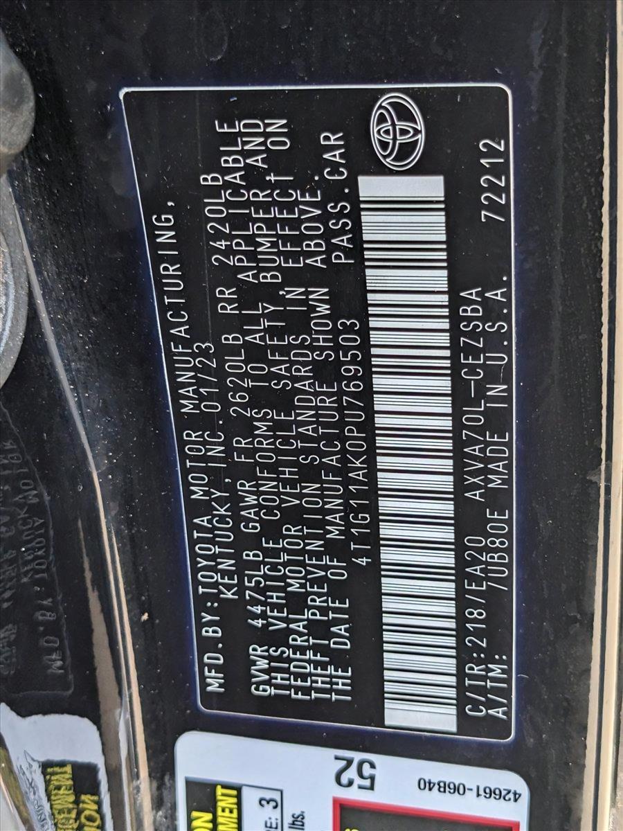2023 Toyota Camry Vehicle Photo in MIAMI, FL 33172-3015