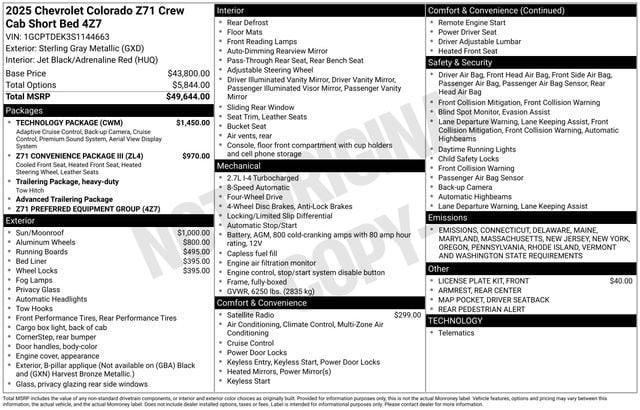 2025 Chevrolet Colorado Vehicle Photo in BROCKTON, MA 02301-7113