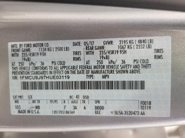 2017 Ford Escape Vehicle Photo in Neenah, WI 54956