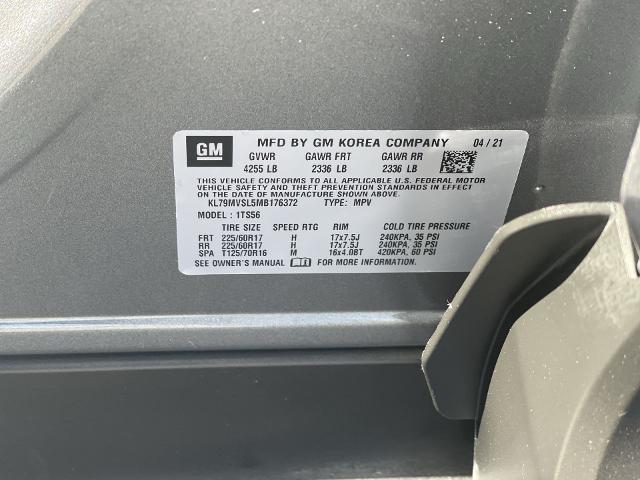 2021 Chevrolet Trailblazer Vehicle Photo in BENTONVILLE, AR 72712-4322