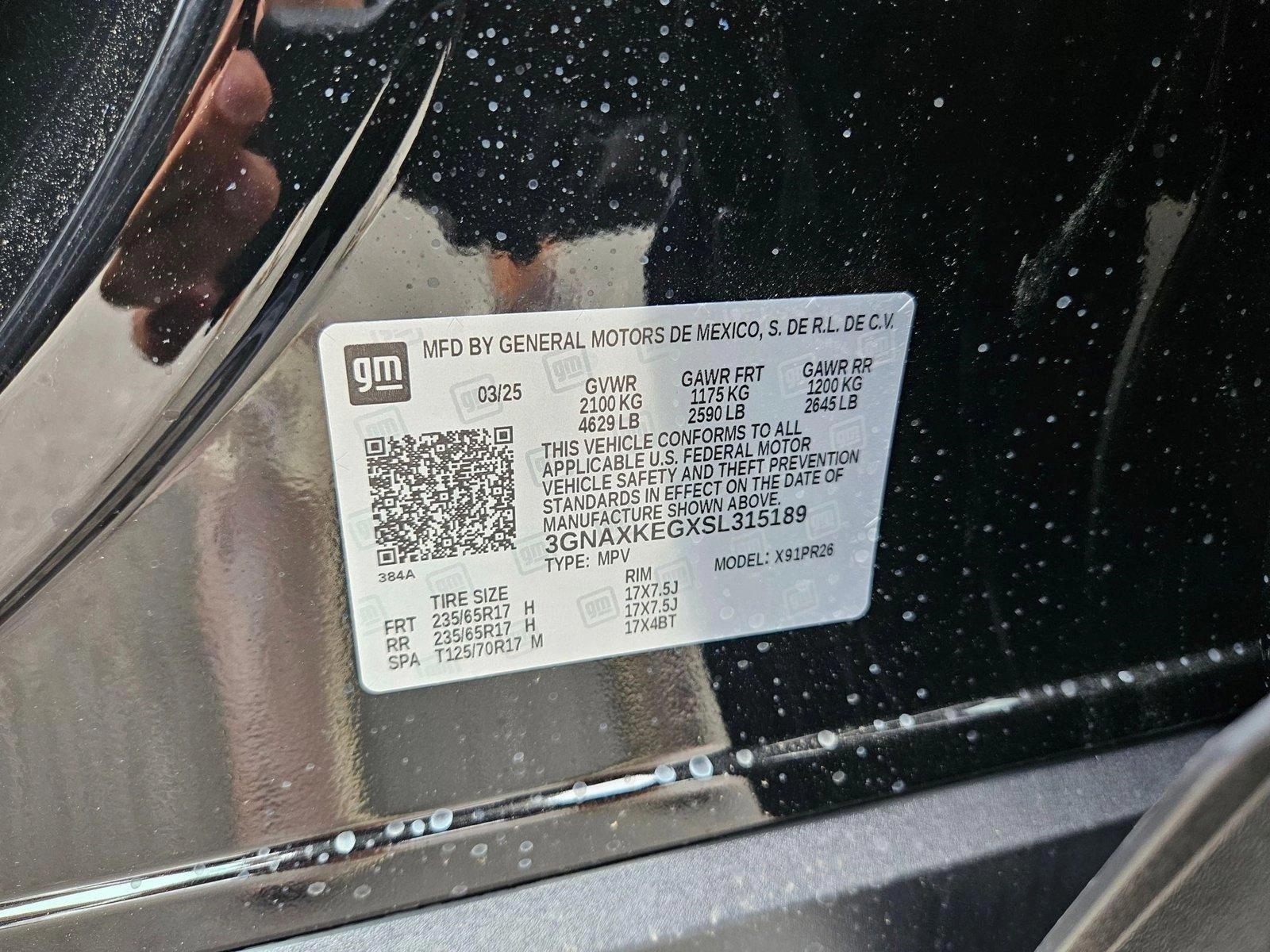 2025 Chevrolet Equinox Vehicle Photo in AUSTIN, TX 78759-4154