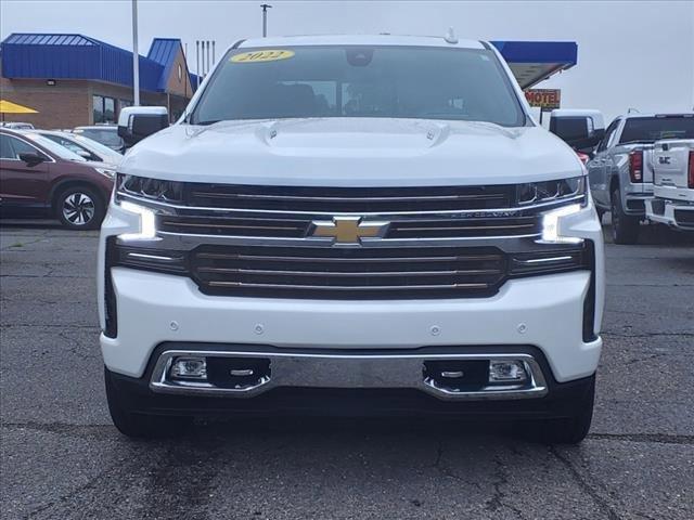 Certified 2022 Chevrolet Silverado 1500 Limited High Country with VIN 3GCUYHEL2NG136273 for sale in Taylor, MI