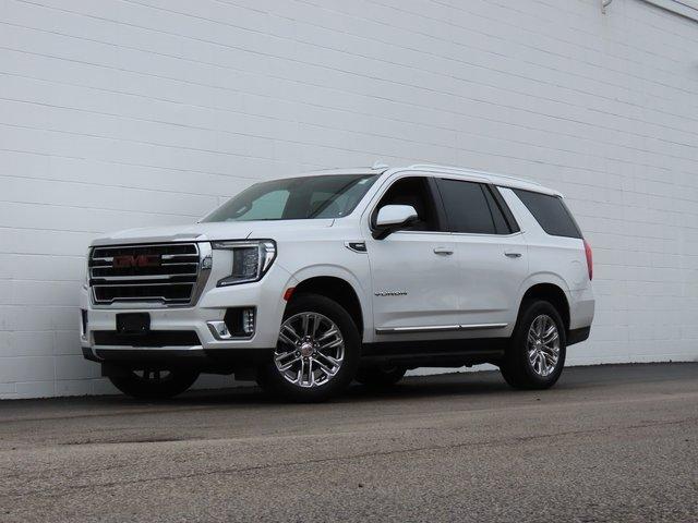 Used 2021 GMC Yukon SLT with VIN 1GKS2BKDXMR313044 for sale in Kansas City