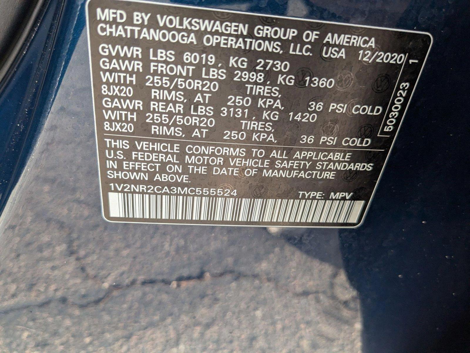 2021 Volkswagen ATLAS Vehicle Photo in LONE TREE, CO 80124-2750