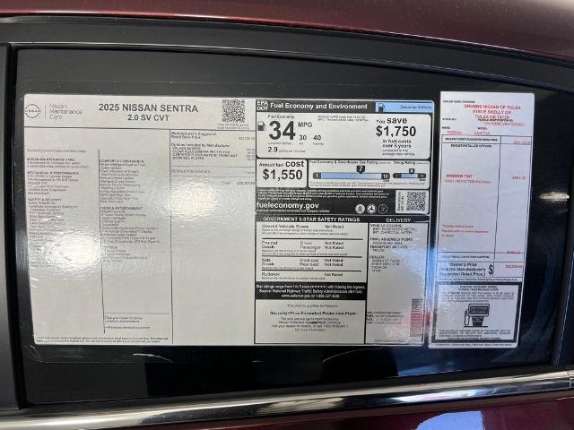 2025 Nissan Sentra Vehicle Photo in Tulsa, OK 74129