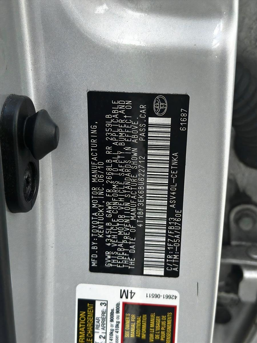 2011 Toyota Camry Vehicle Photo in Hollywood, FL 33021