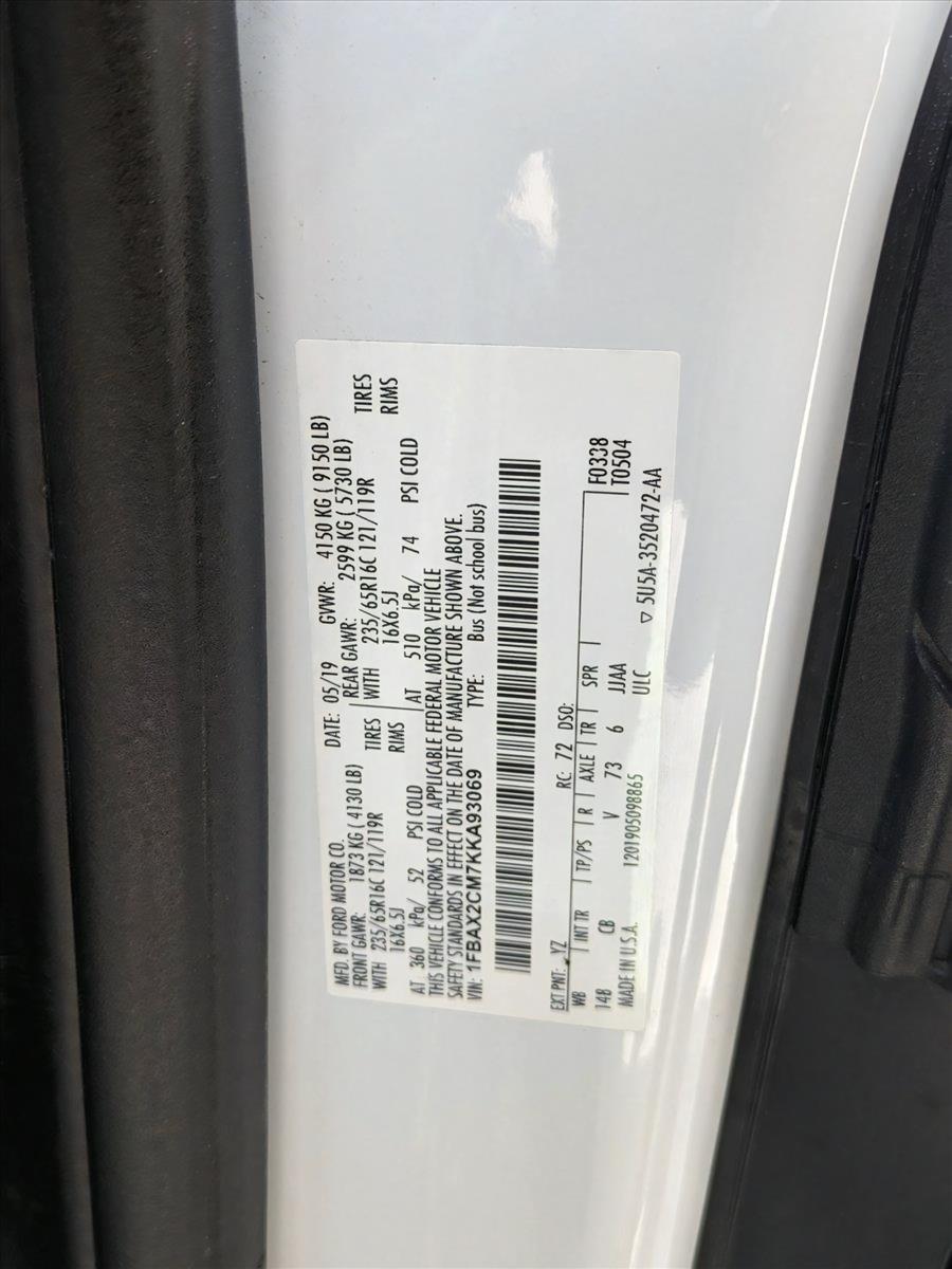 2019 Ford Transit Passenger Wagon Vehicle Photo in Bradenton, FL 34207
