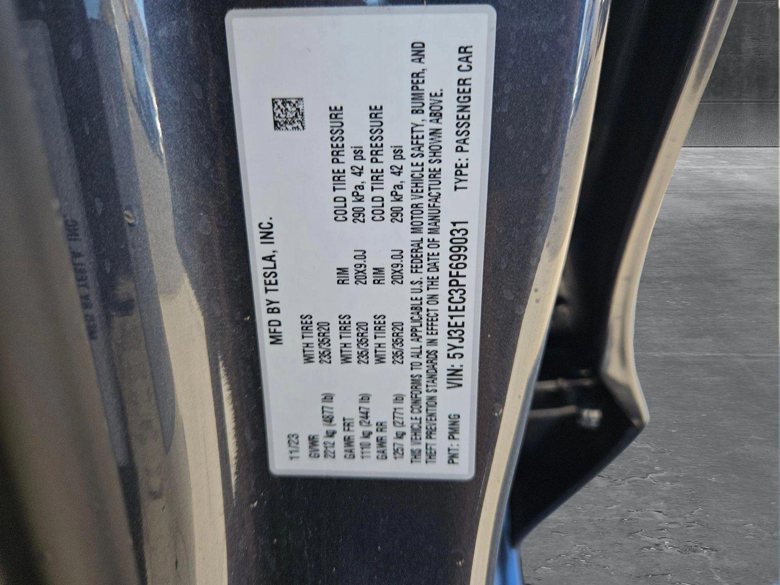 2023 Tesla Model 3 Vehicle Photo in GILBERT, AZ 85297-0446