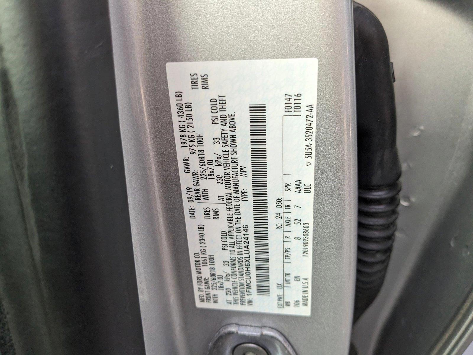 2020 Ford Escape Vehicle Photo in Panama City, FL 32401