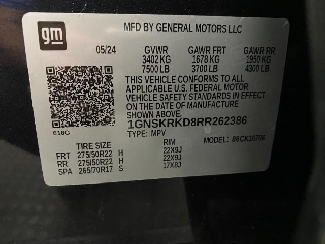 2024 Chevrolet Tahoe Vehicle Photo in Appleton, WI 54913