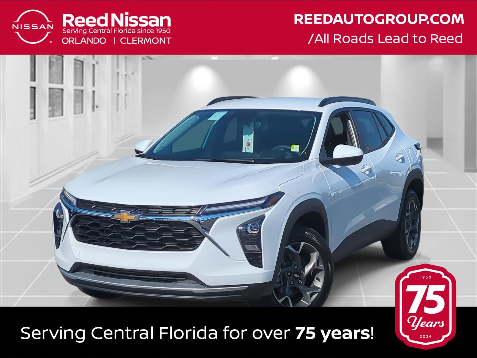 Used 2025 Chevrolet Trax LT with VIN KL77LHEP1SC047529 for sale in Orlando, FL