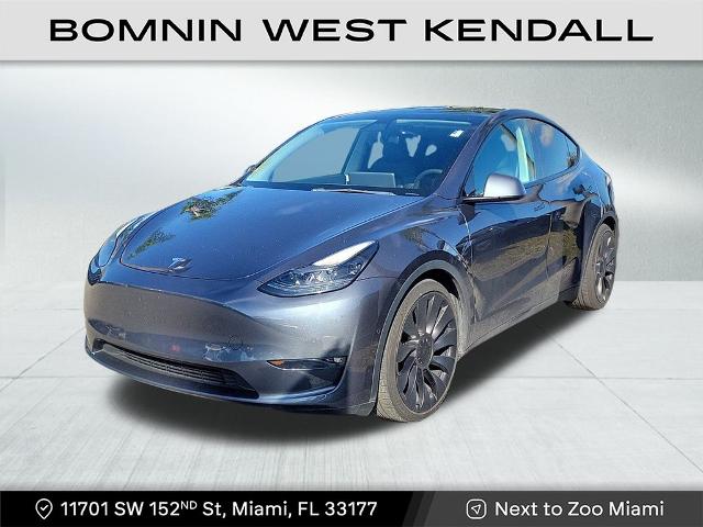 Used 2022 Tesla Model Y Performance with VIN 7SAYGDEF9NF378154 for sale in Miami, FL