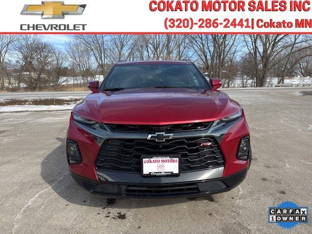 Used 2022 Chevrolet Blazer RS with VIN 3GNKBKRS1NS122506 for sale in Cokato, MN