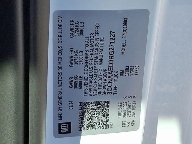 2024 Chevrolet Silverado 1500 Vehicle Photo in DANBURY, CT 06810-5034