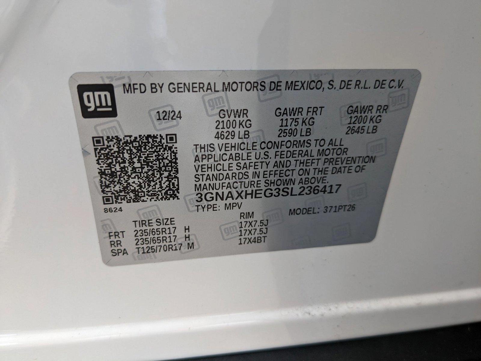 2025 Chevrolet Equinox Vehicle Photo in ORLANDO, FL 32808-7998