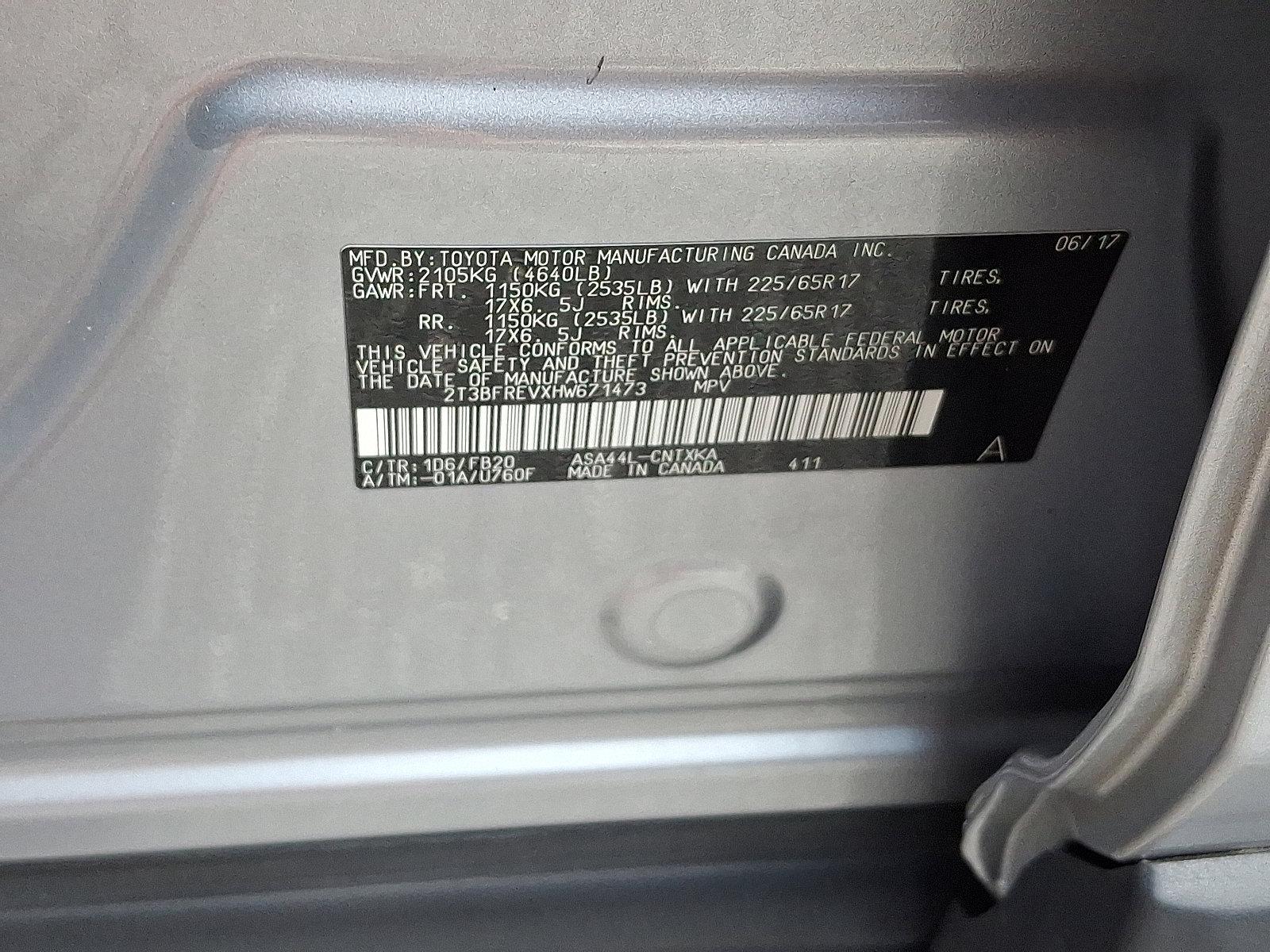 2017 Toyota RAV4 Vehicle Photo in Harrisburg, PA 17111