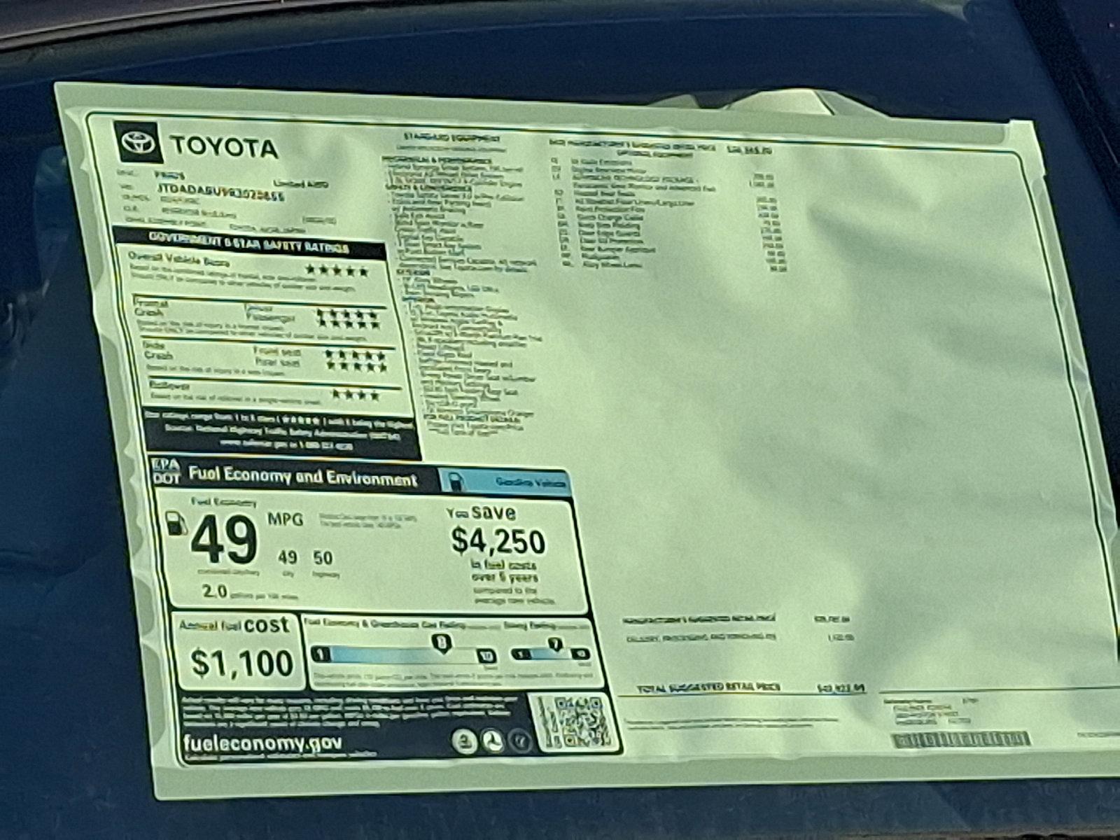 2024 Toyota Prius Vehicle Photo in Trevose, PA 19053