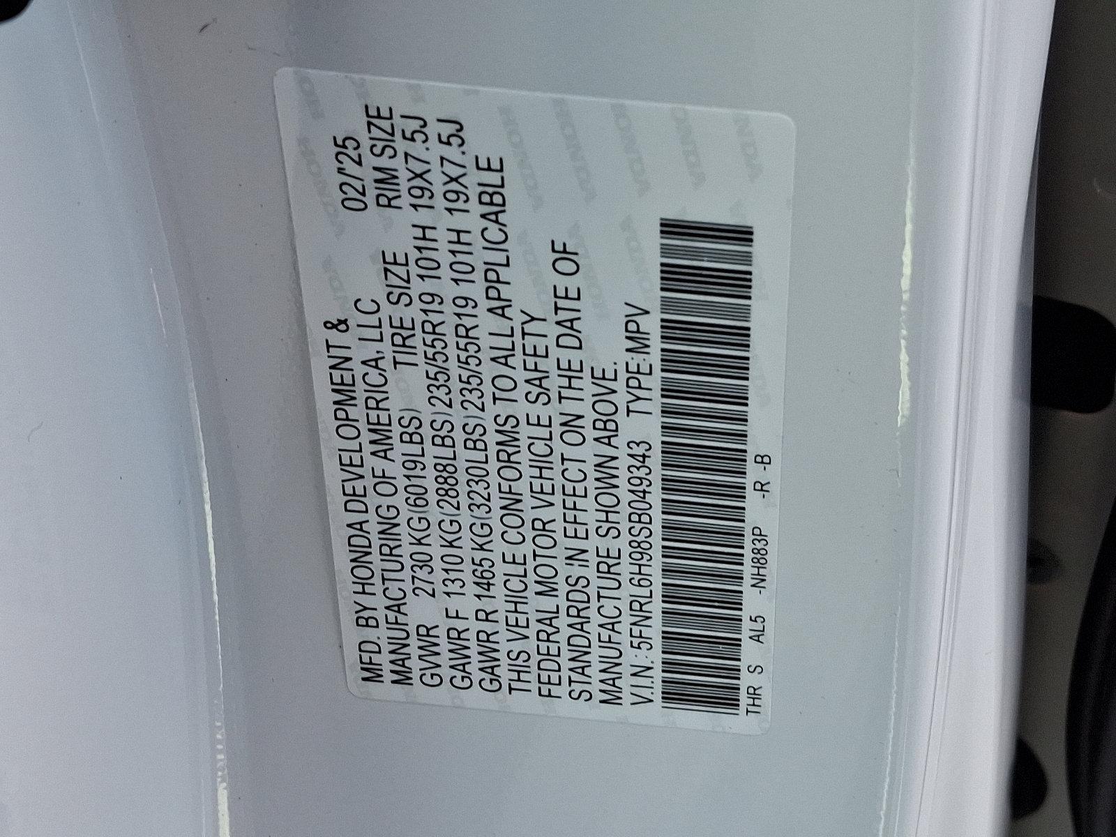 2025 Honda Odyssey Vehicle Photo in Harrisburg, PA 17111