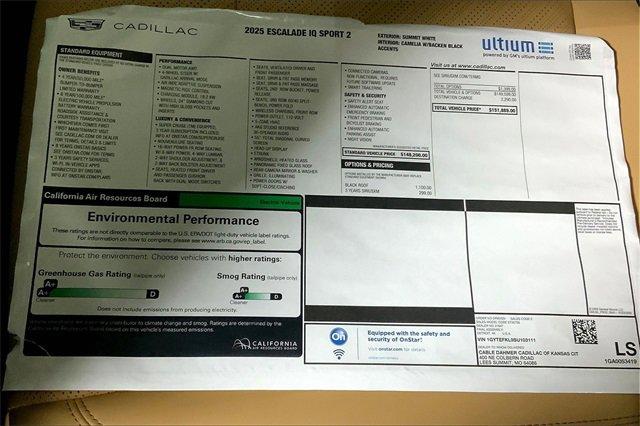 2025 Cadillac ESCALADE IQ Vehicle Photo in KANSAS CITY, MO 64114-4545