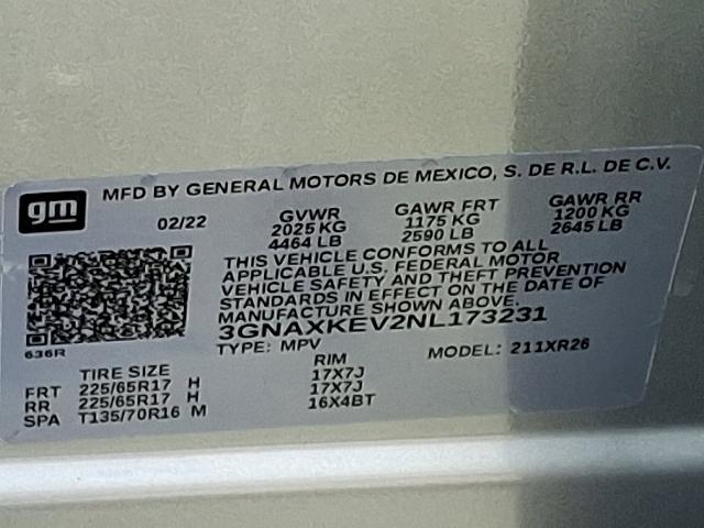 2022 Chevrolet Equinox Vehicle Photo in TREVOSE, PA 19053-4984