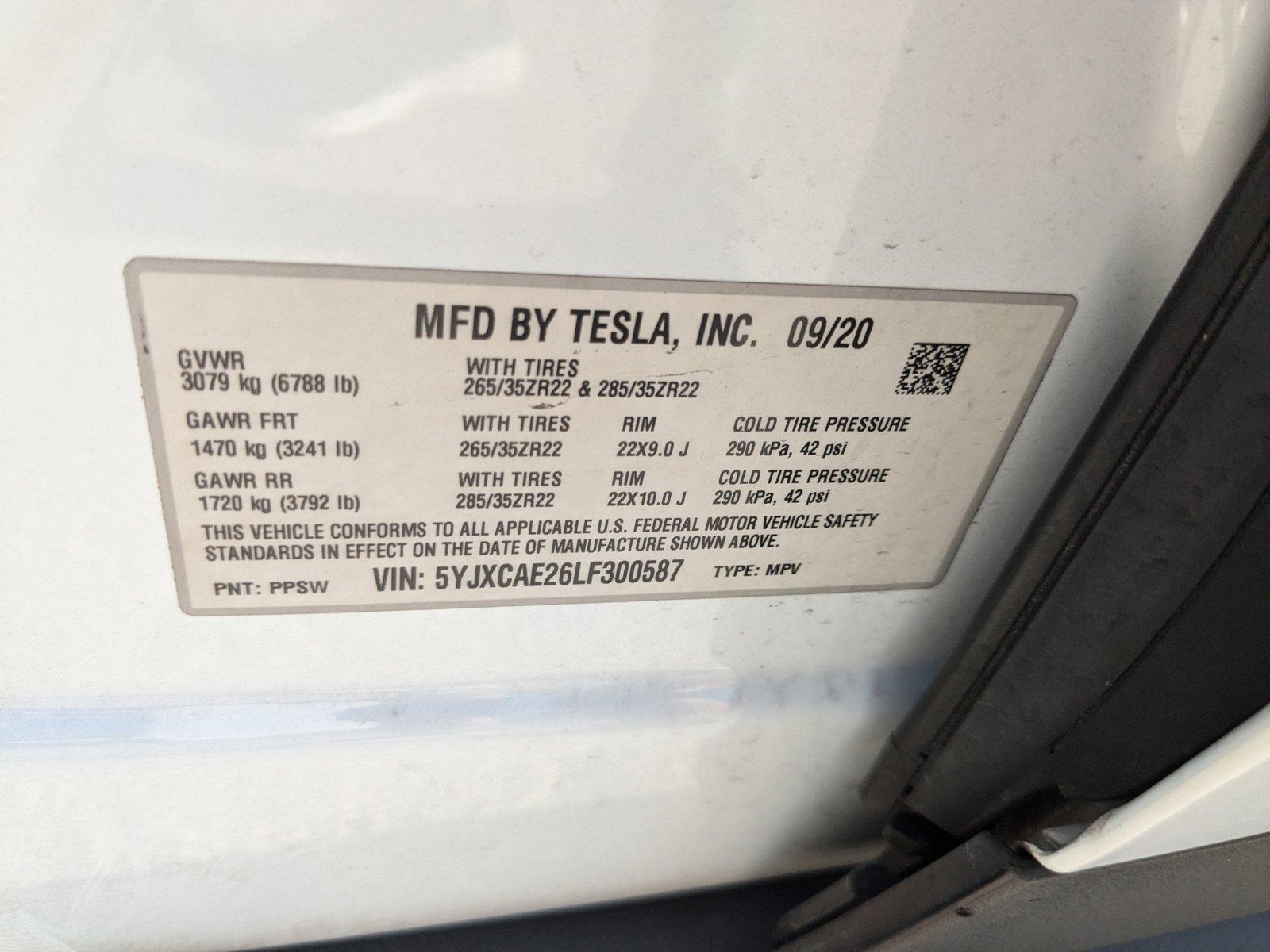 2020 Tesla Model X Vehicle Photo in Winter Park, FL 32792