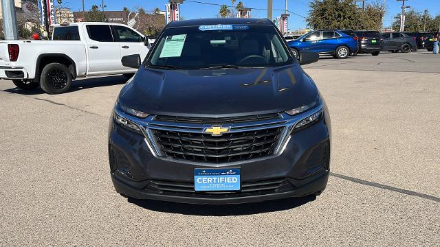 Certified 2022 Chevrolet Equinox LS with VIN 3GNAXHEV9NS164311 for sale in El Paso, TX