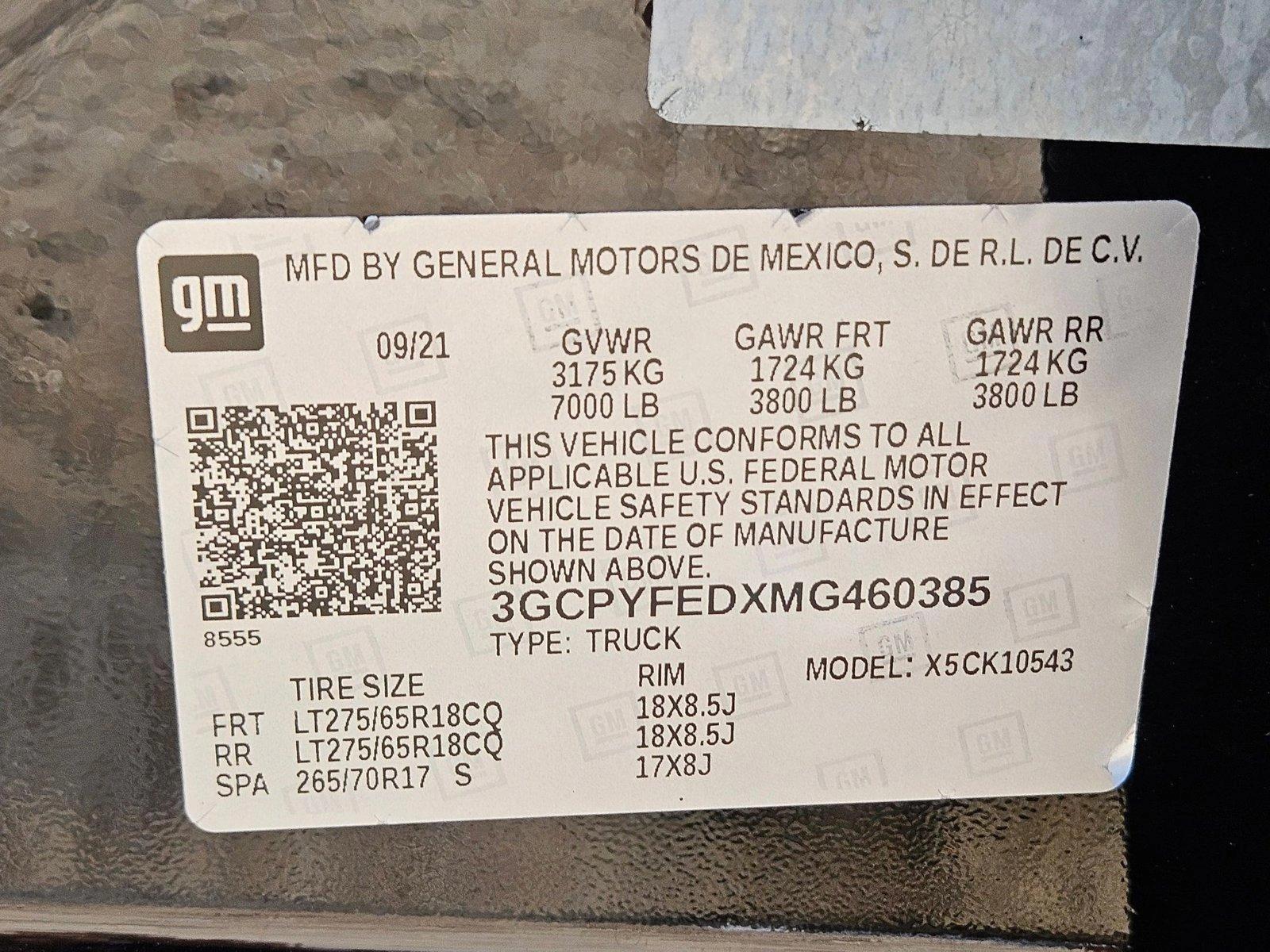 2021 Chevrolet Silverado 1500 Vehicle Photo in WACO, TX 76710-2592