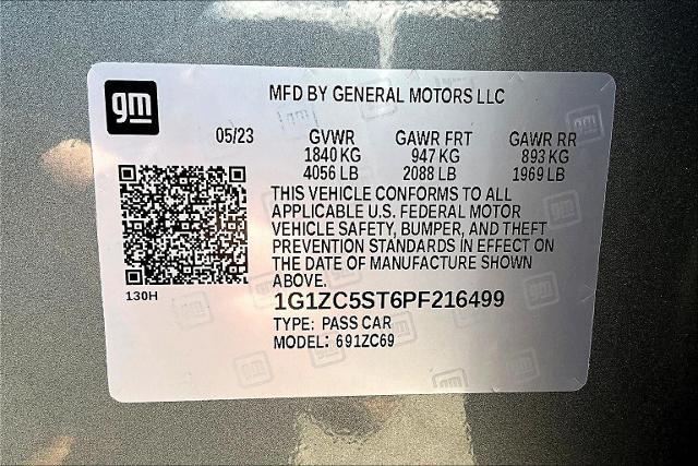 2023 Chevrolet Malibu Vehicle Photo in Tulsa, OK 74145