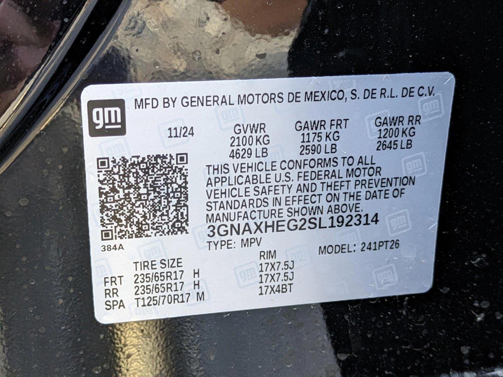 2025 Chevrolet Equinox Vehicle Photo in ORLANDO, FL 32812-3021