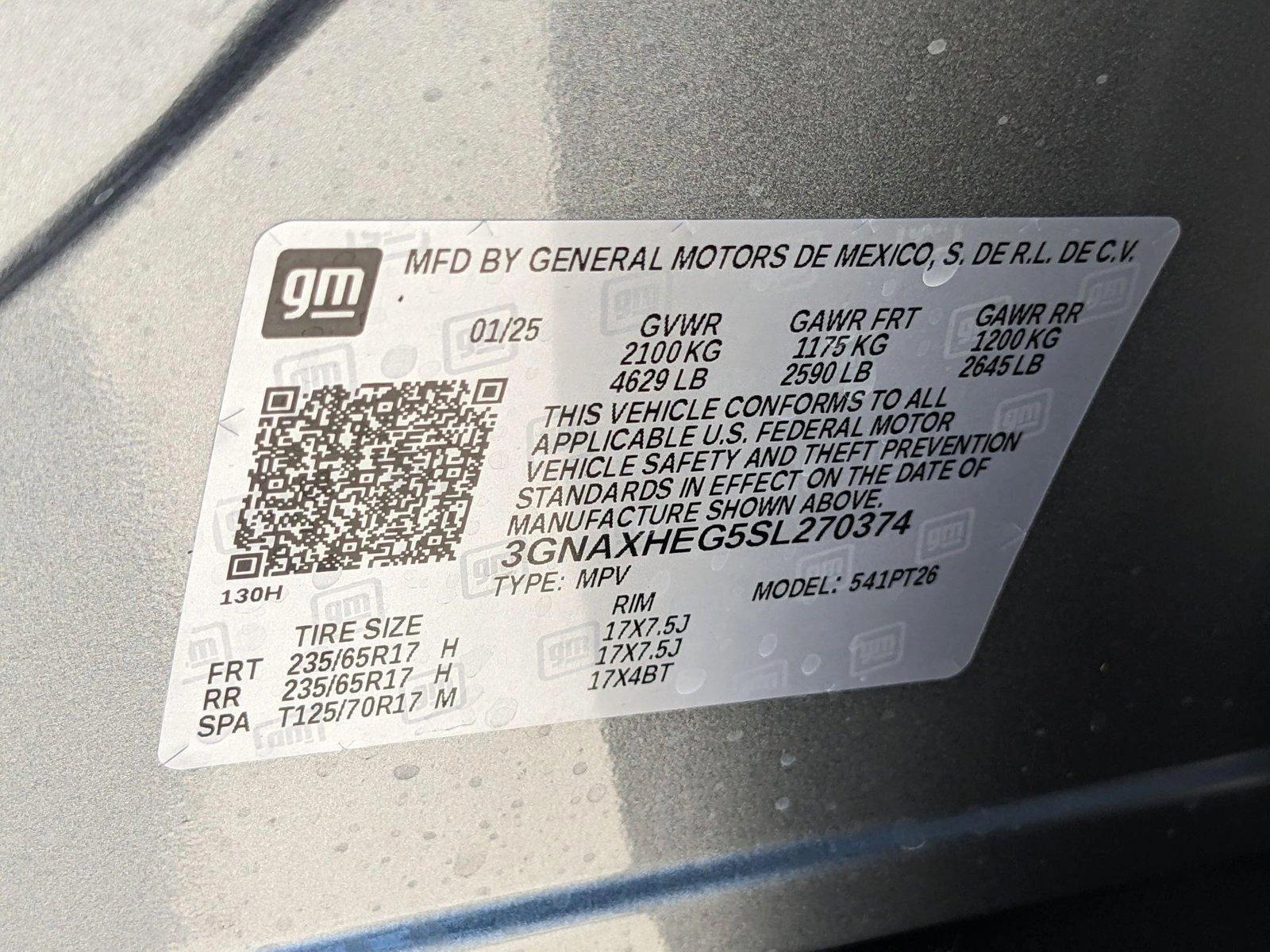 2025 Chevrolet Equinox Vehicle Photo in MIAMI, FL 33172-3015