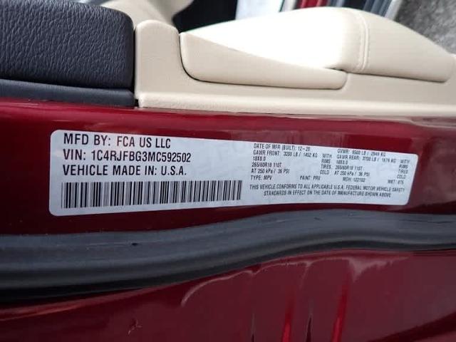 2021 Jeep Grand Cherokee Vehicle Photo in ZELIENOPLE, PA 16063-2910