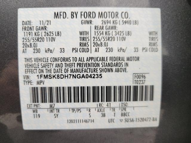 2022 Ford Explorer Vehicle Photo in Neenah, WI 54956