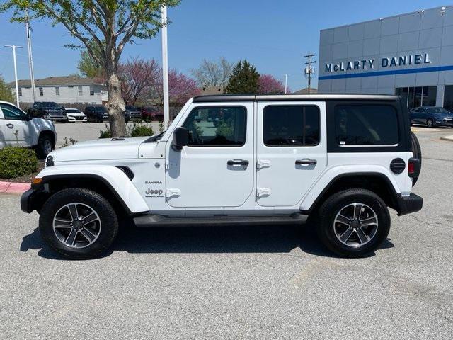 Used 2023 Jeep Wrangler 4-Door Sahara with VIN 1C4HJXEN4PW533943 for sale in Springdale, AR