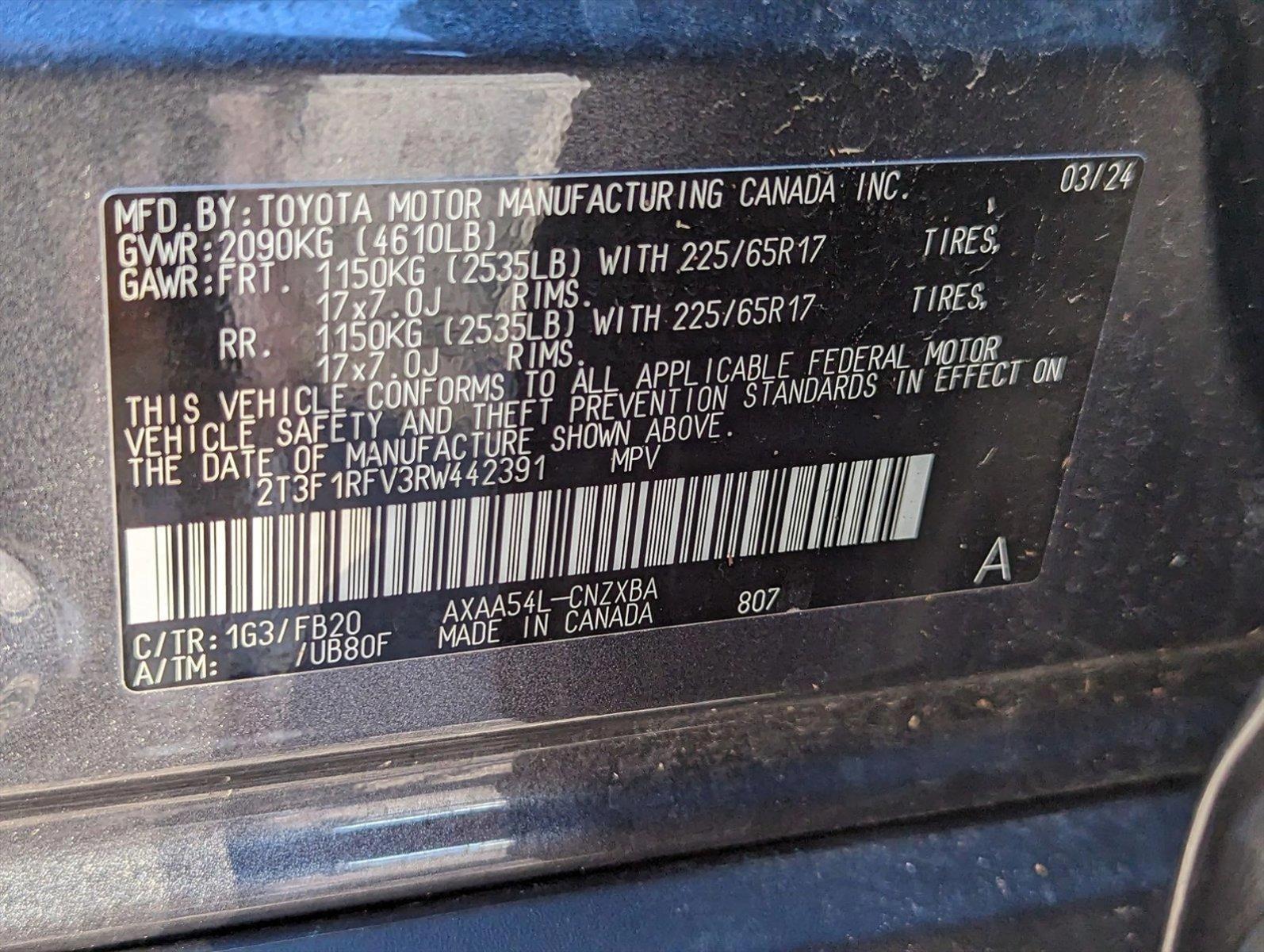 2024 Toyota RAV4 Vehicle Photo in Spokane Valley, WA 99212