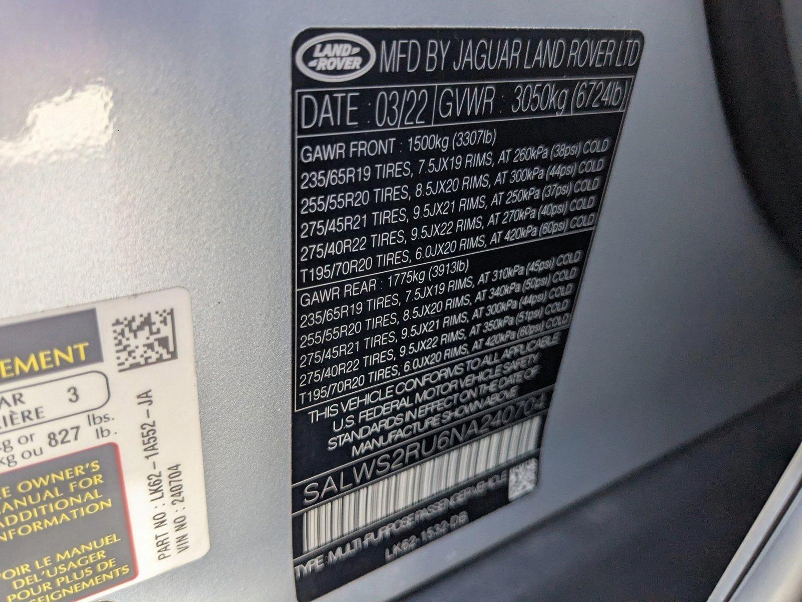 2022 Land Rover Range Rover Sport Vehicle Photo in Pompano Beach, FL 33064