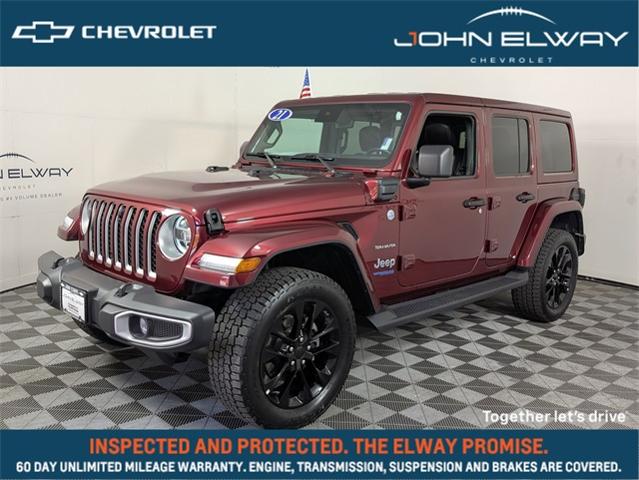 2021 Jeep Wrangler 4xe Vehicle Photo in ENGLEWOOD, CO 80113-6708