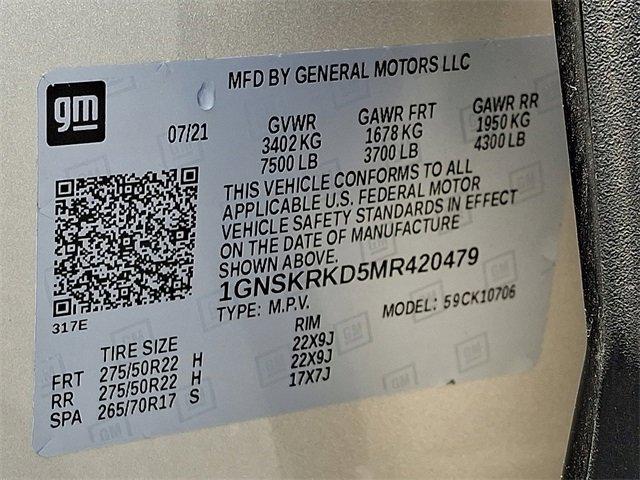 2021 Chevrolet Tahoe Vehicle Photo in LANCASTER, PA 17601-0000