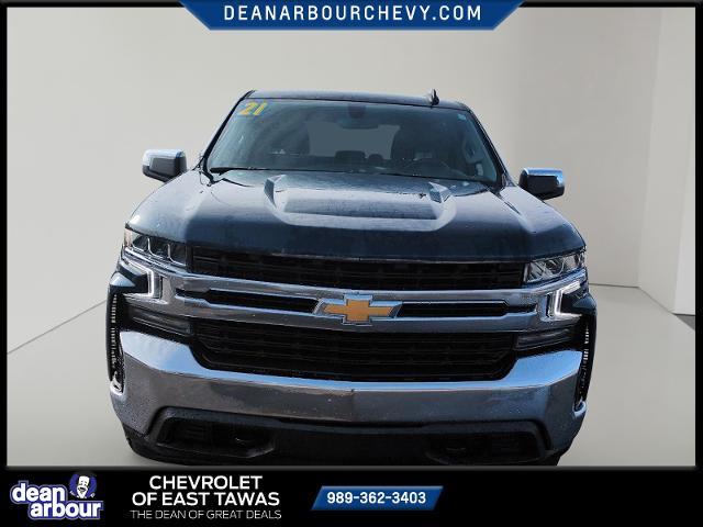 Used 2021 Chevrolet Silverado 1500 LT with VIN 3GCUYDED5MG433554 for sale in East Tawas, MI