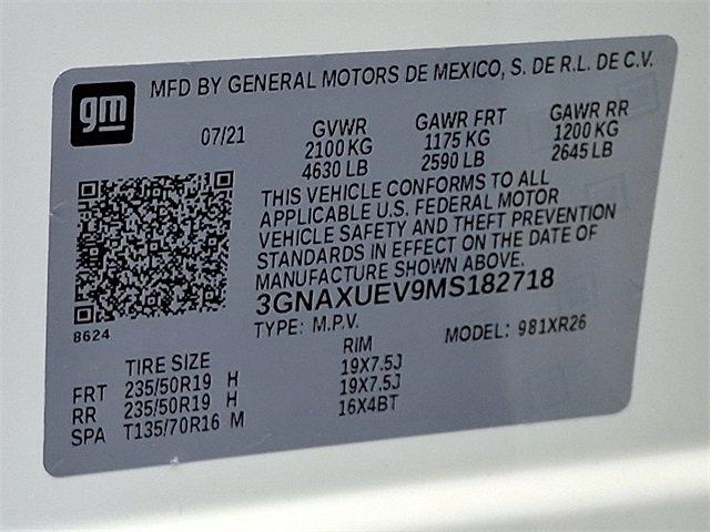 2021 Chevrolet Equinox Vehicle Photo in LANCASTER, PA 17601-0000