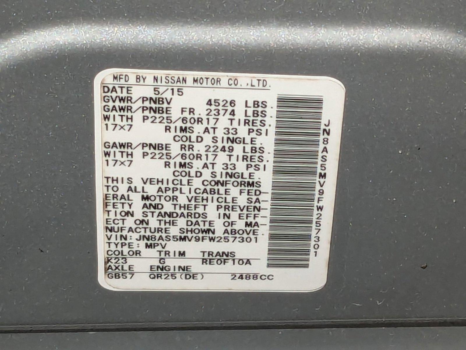 2015 Nissan Rogue Select Vehicle Photo in St. Petersburg, FL 33713