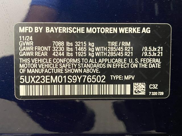 2025 BMW X7 xDrive40i Vehicle Photo in Appleton, WI 54913