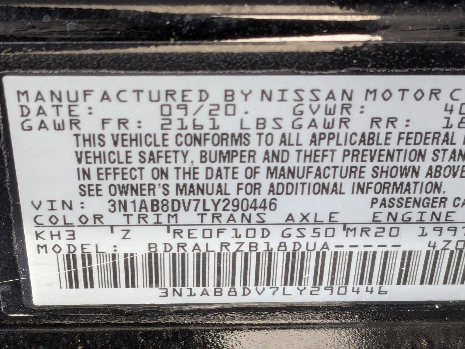 2020 Nissan Sentra Vehicle Photo in Miami, FL 33015