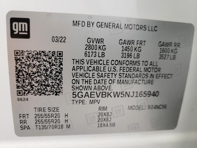 2022 Buick Enclave Vehicle Photo in NEENAH, WI 54956-2243