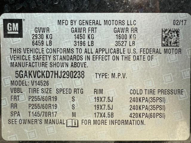2017 Buick Enclave Vehicle Photo in Appleton, WI 54914