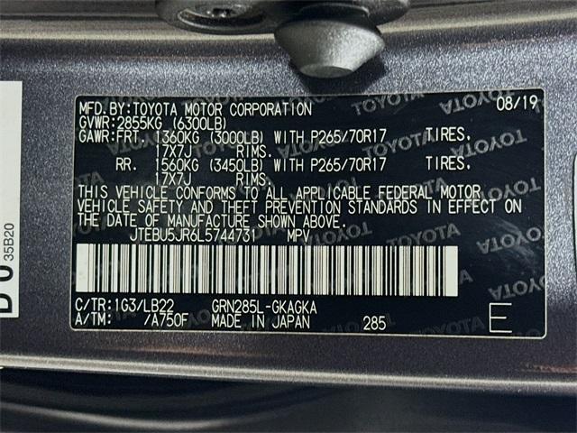 2020 Toyota 4Runner Vehicle Photo in Everett, WA 98204
