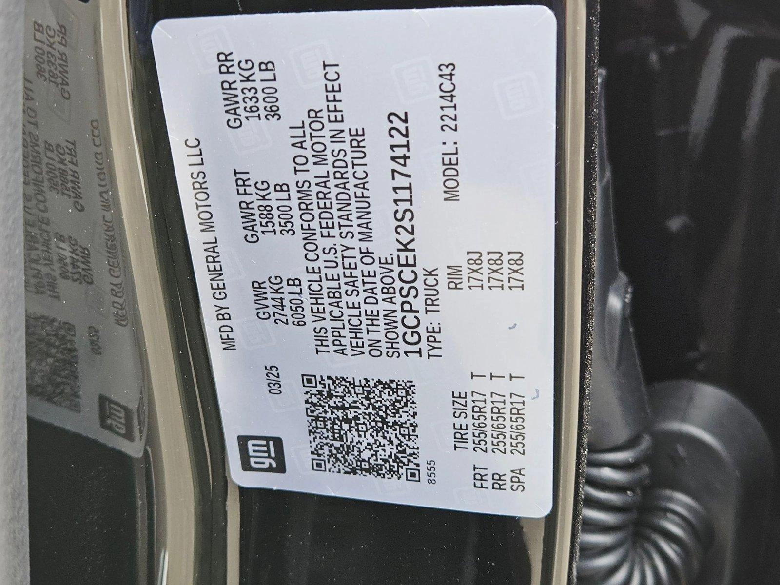 2025 Chevrolet Colorado Vehicle Photo in CORPUS CHRISTI, TX 78416-1100