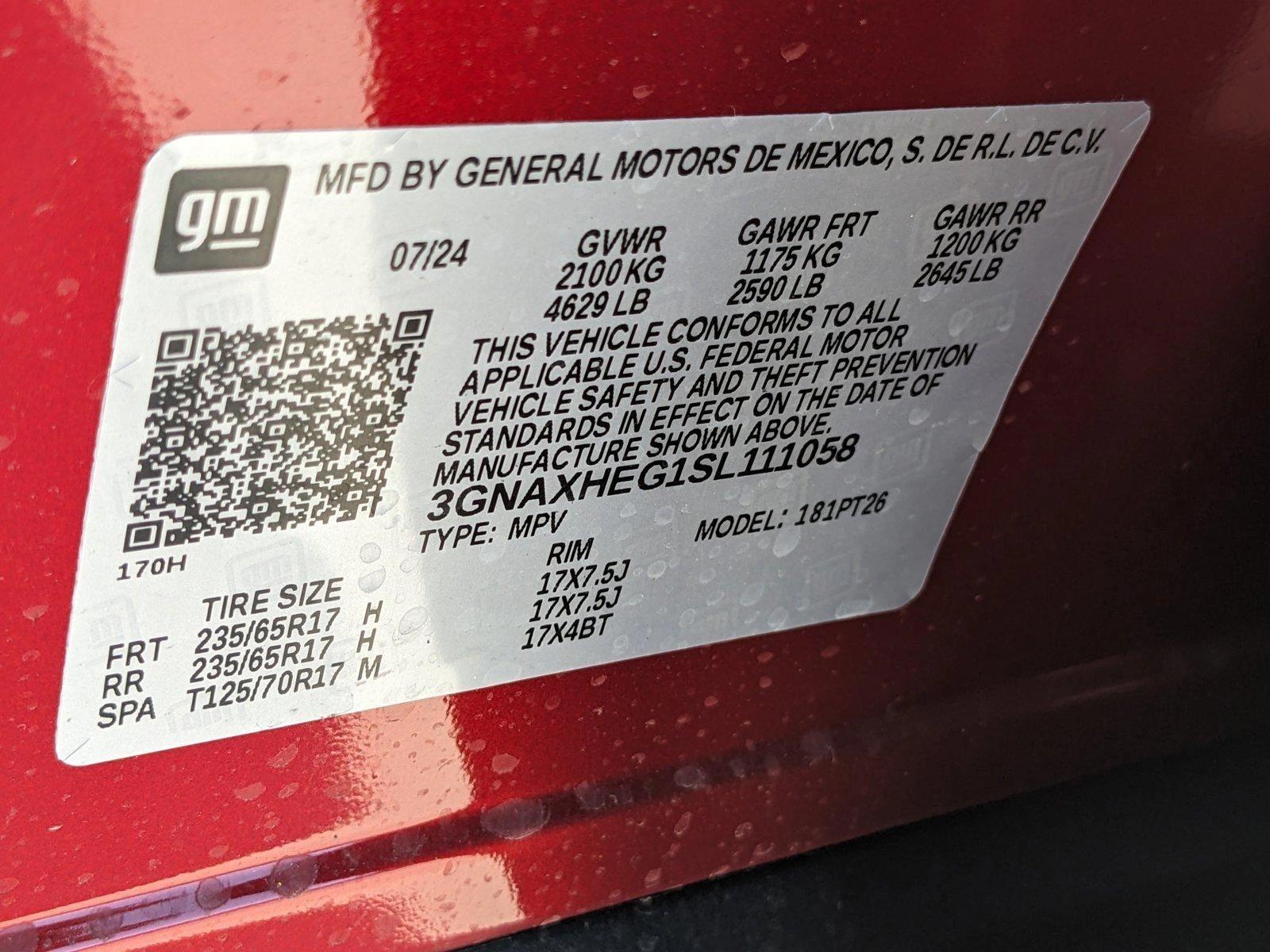2025 Chevrolet Equinox Vehicle Photo in MIAMI, FL 33172-3015