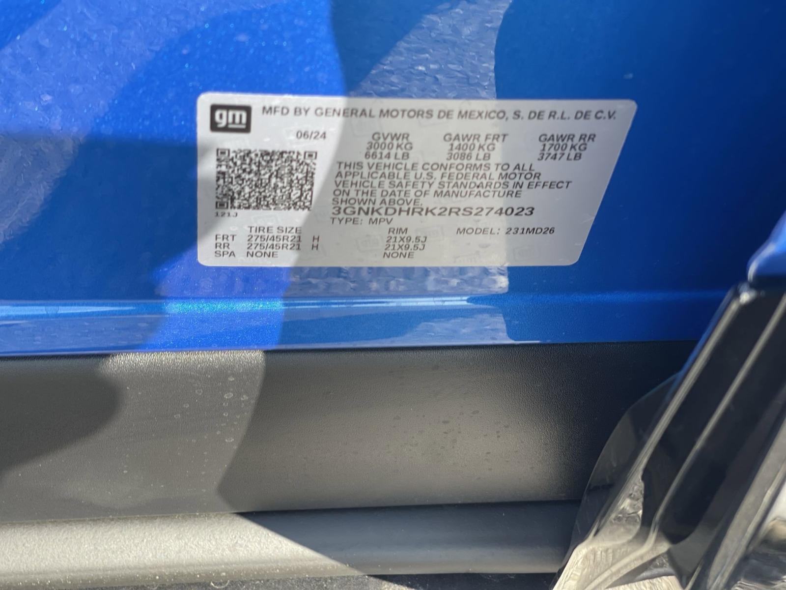 2024 Chevrolet Blazer EV Vehicle Photo in BENTONVILLE, AR 72712-4322