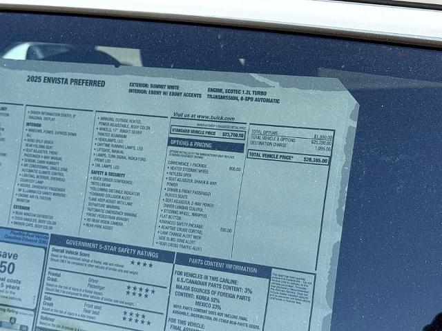 2025 Buick Envista Vehicle Photo in CHICOPEE, MA 01020-5001