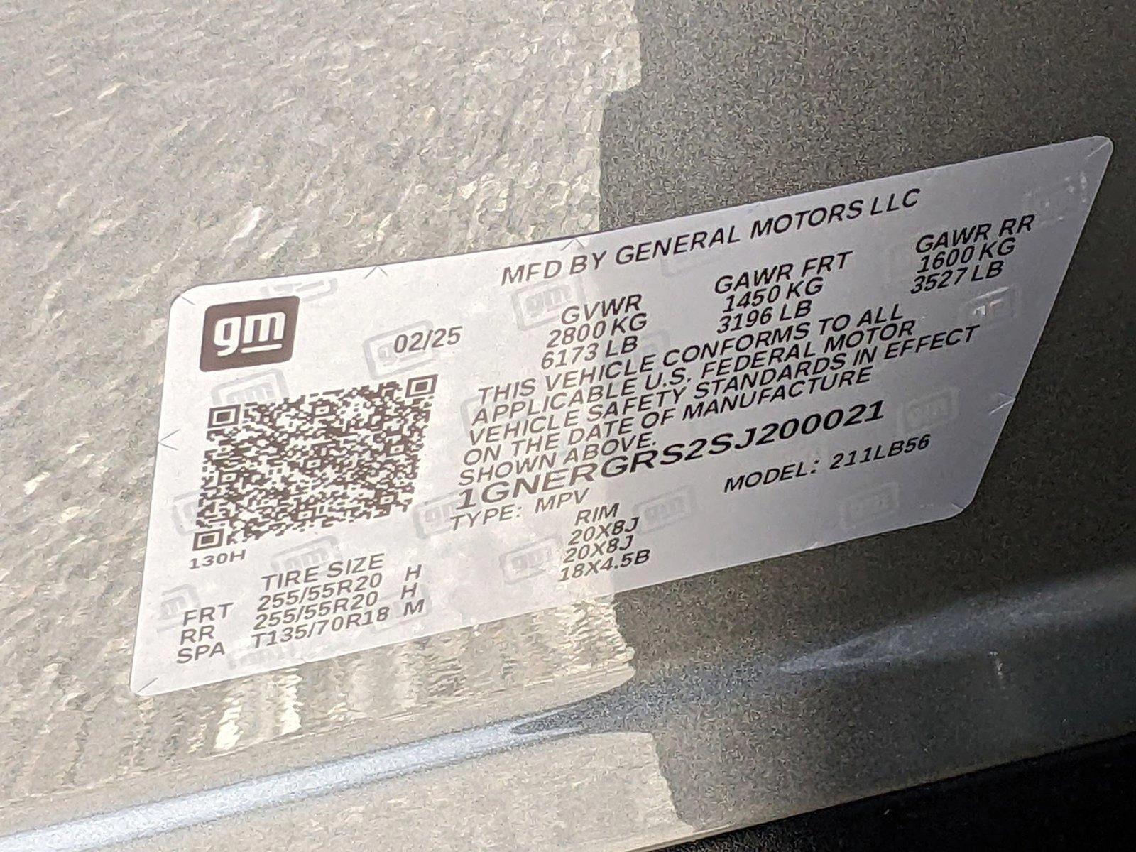 2025 Chevrolet Traverse Vehicle Photo in TIMONIUM, MD 21093-2300